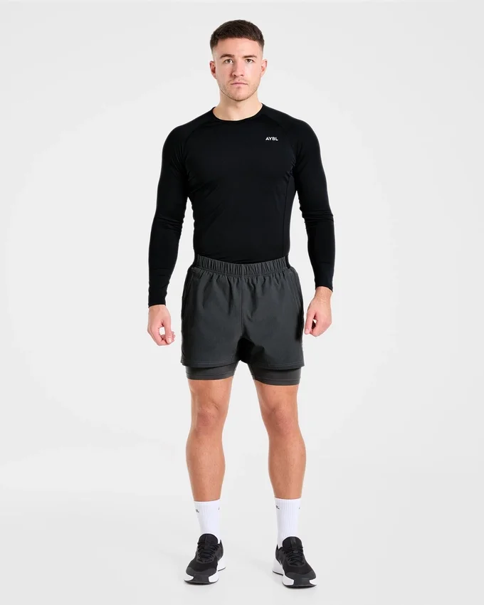 Signature 2-in-1-korte broek