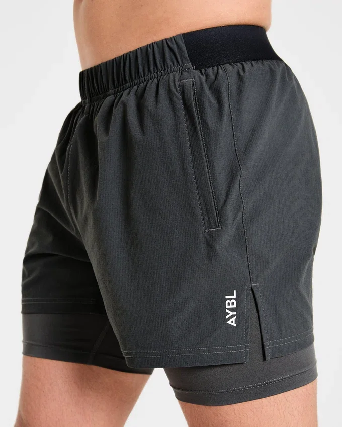 Signature 2-in-1-korte broek