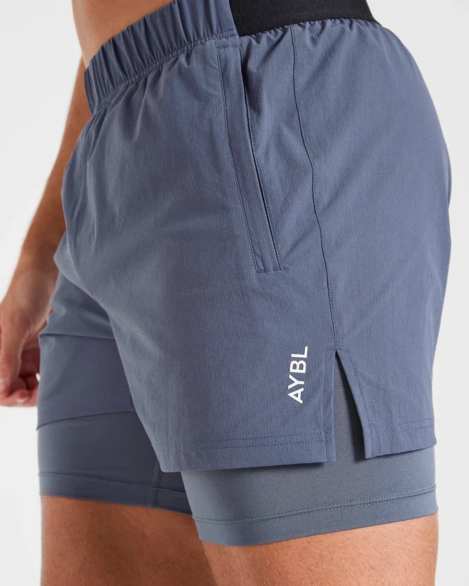 Signature 2-in-1-korte broek