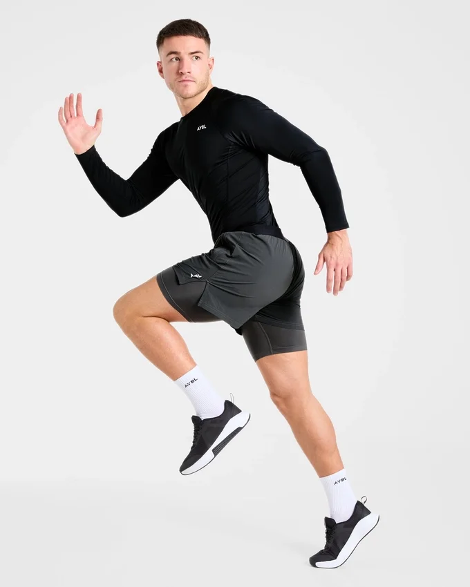 Signature 2-in-1-korte broek