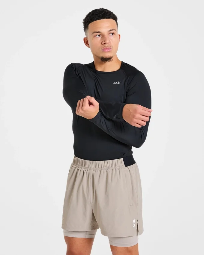 Signature 2-in-1-korte broek