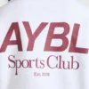 Sports Club oversized pullover met 1/4 rits