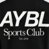 Sports Club oversized pullover met 1/4 rits