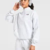 Sports Club oversized pullover met 1/4 rits