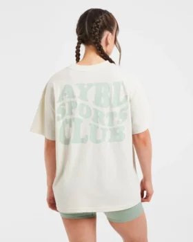 Sports Club Wavy oversized T-shirt