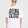 Sports Club Wavy oversized T-shirt