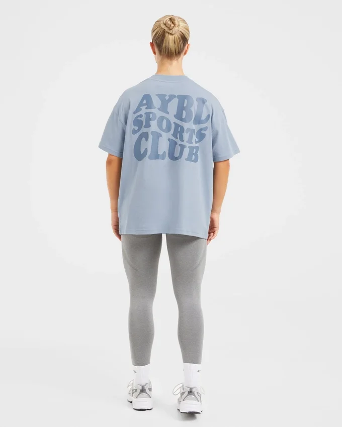Sports Club Wavy oversized T-shirt