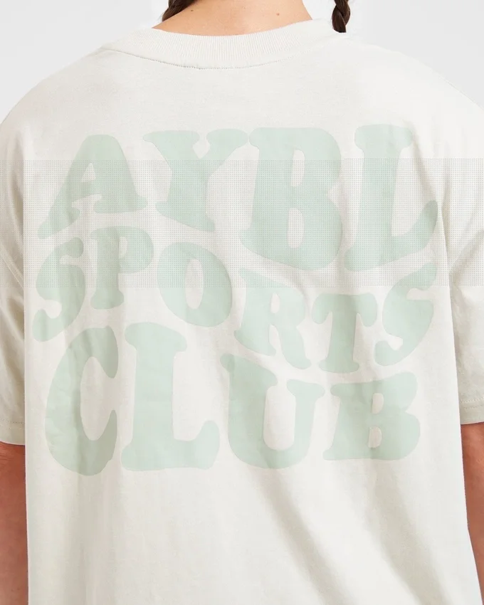 Sports Club Wavy oversized T-shirt