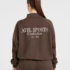 Sports Collective oversized pullover met 1/4 rits