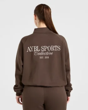 Sports Collective oversized pullover met 1/4 rits