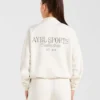 Sports Collective oversized pullover met 1/4 rits