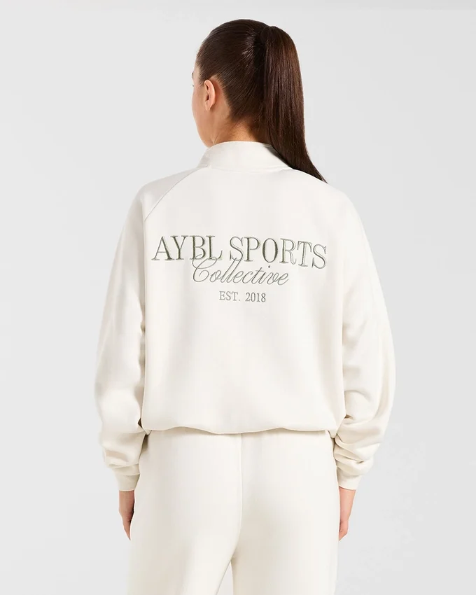Sports Collective oversized pullover met 1/4 rits
