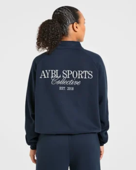 Sports Collective oversized pullover met 1/4 rits