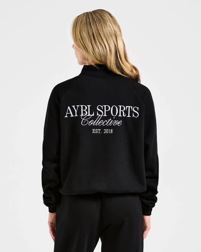 Sports Collective oversized pullover met 1/4 rits