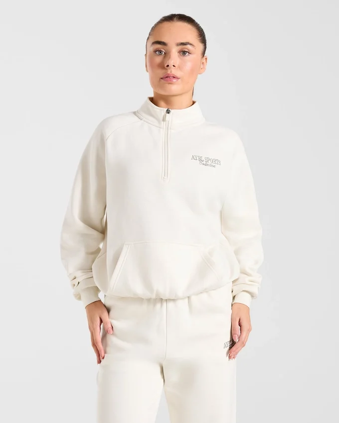 Sports Collective oversized pullover met 1/4 rits