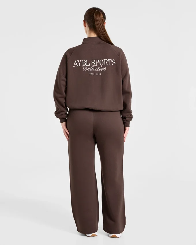 Sports Collective oversized pullover met 1/4 rits