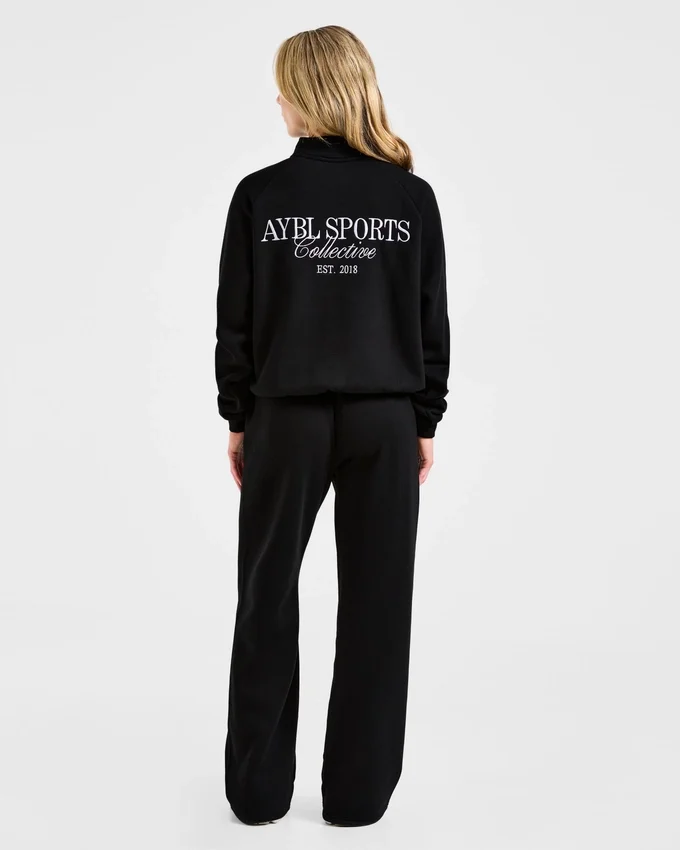 Sports Collective oversized pullover met 1/4 rits