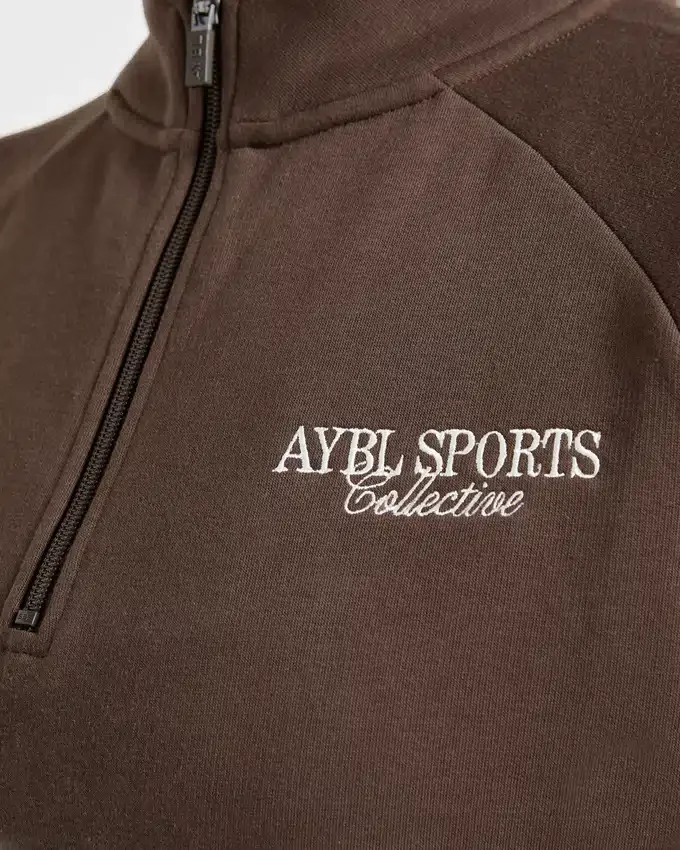 Sports Collective oversized pullover met 1/4 rits