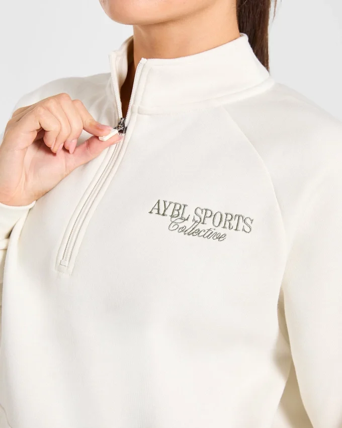 Sports Collective oversized pullover met 1/4 rits