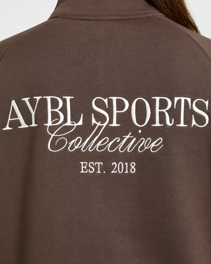 Sports Collective oversized pullover met 1/4 rits