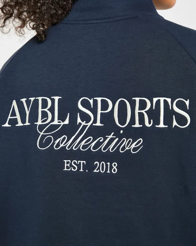 Sports Collective oversized pullover met 1/4 rits