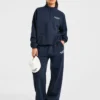 Sports Collective oversized pullover met 1/4 rits