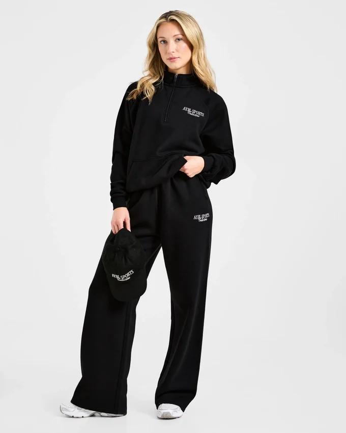 Sports Collective oversized pullover met 1/4 rits