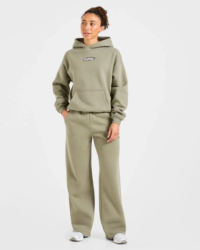 Sports Essentials Oversized Joggingbroek met rechte pijpen