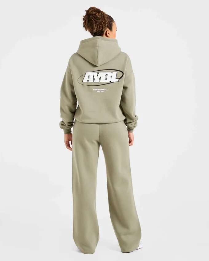 Sports Essentials Oversized Joggingbroek met rechte pijpen
