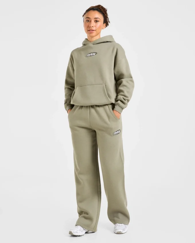Sports Essentials Oversized Joggingbroek met rechte pijpen