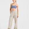 Sports Essentials Oversized Joggingbroek met rechte pijpen
