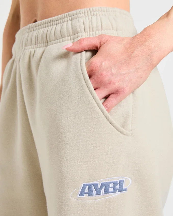 Sports Essentials Oversized Joggingbroek met rechte pijpen