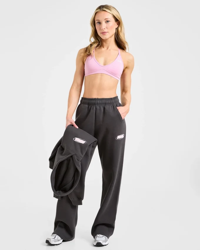 Sports Essentials Oversized Joggingbroek met rechte pijpen