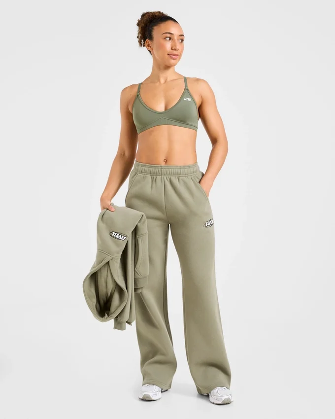 Sports Essentials Oversized Joggingbroek met rechte pijpen
