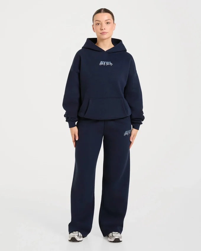 Sports Society oversized Joggingbroek met rechte pijpen