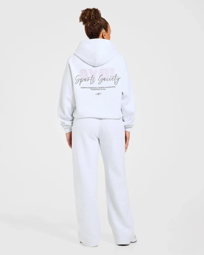 Sports Society oversized Joggingbroek met rechte pijpen