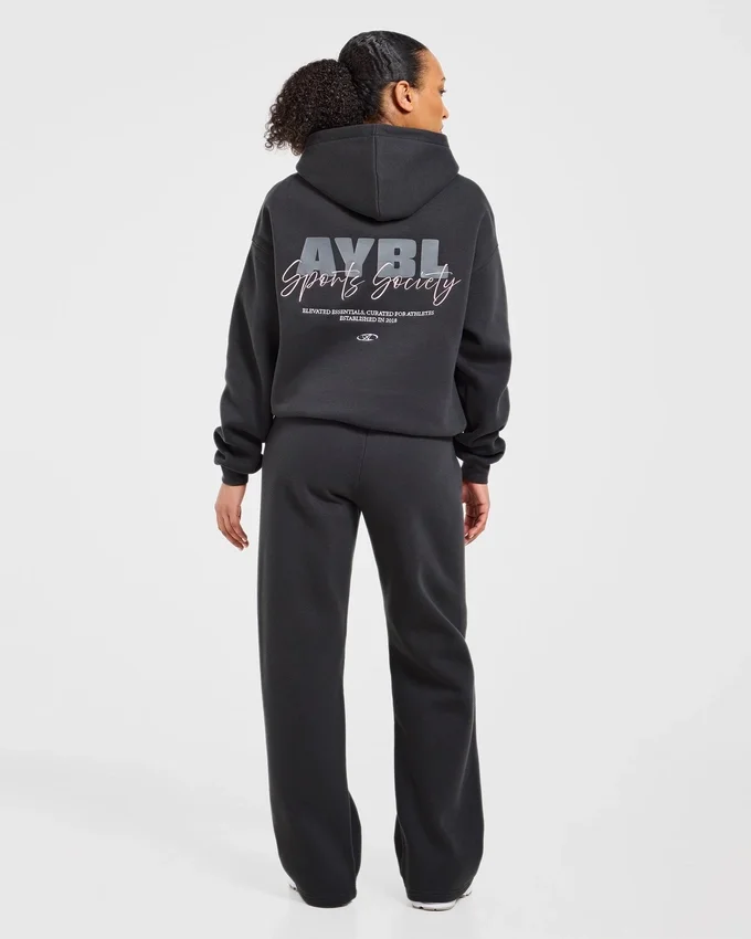 Sports Society oversized Joggingbroek met rechte pijpen