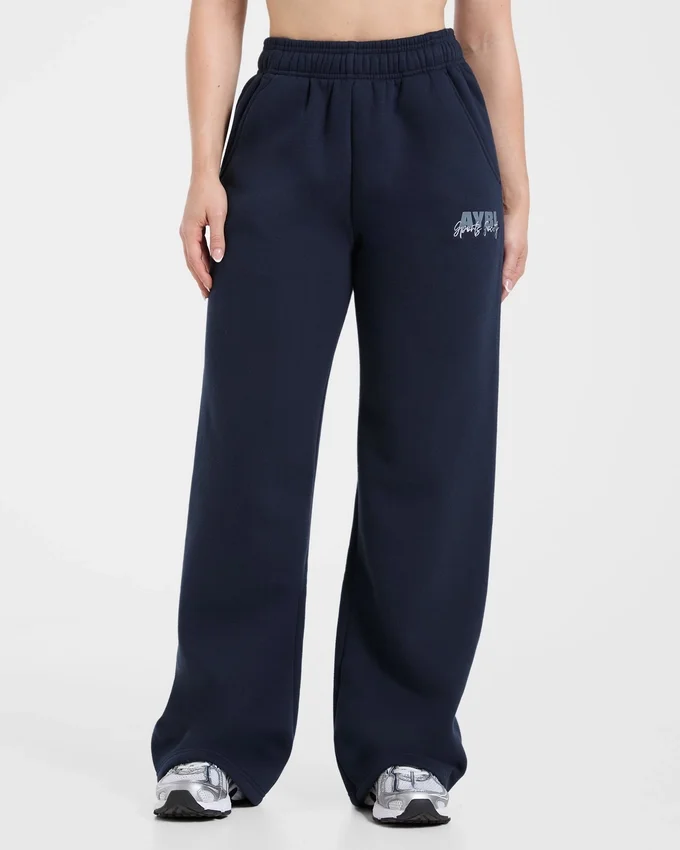 Sports Society oversized Joggingbroek met rechte pijpen