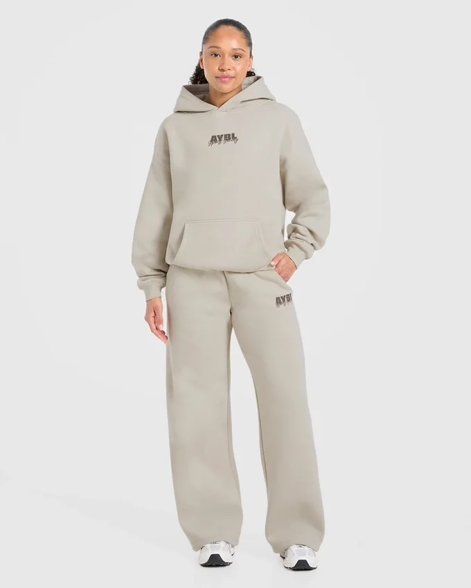 Sports Society oversized Joggingbroek met rechte pijpen
