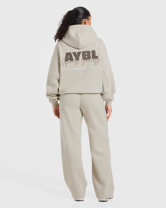 Sports Society oversized Joggingbroek met rechte pijpen