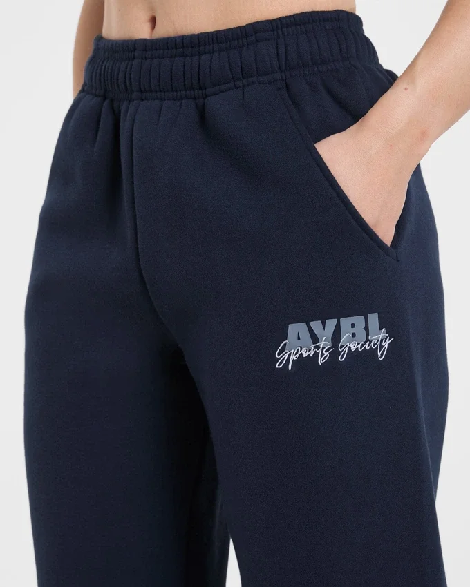 Sports Society oversized Joggingbroek met rechte pijpen