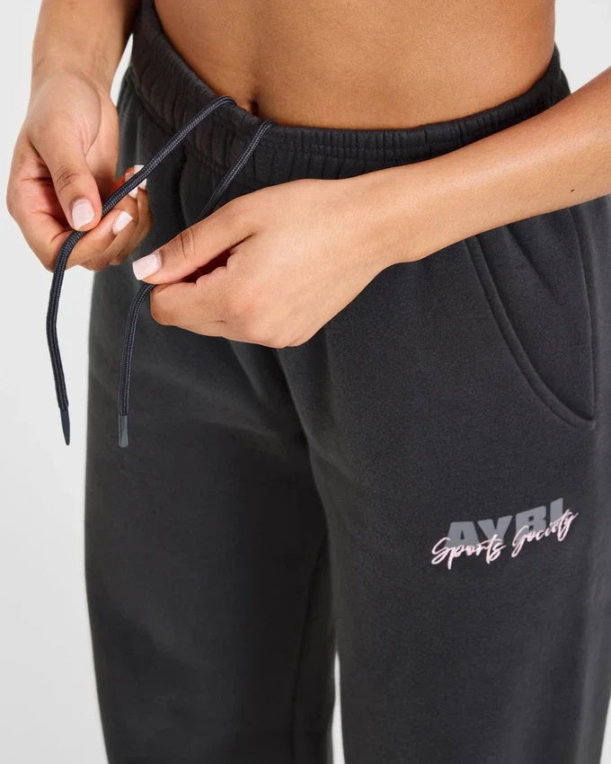 Sports Society oversized Joggingbroek met rechte pijpen