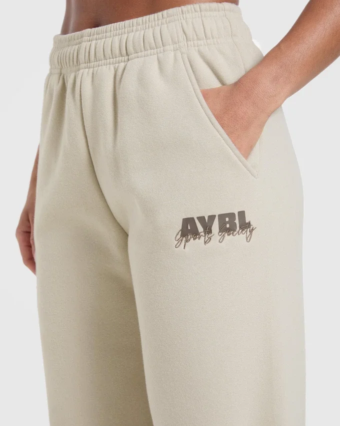Sports Society oversized Joggingbroek met rechte pijpen