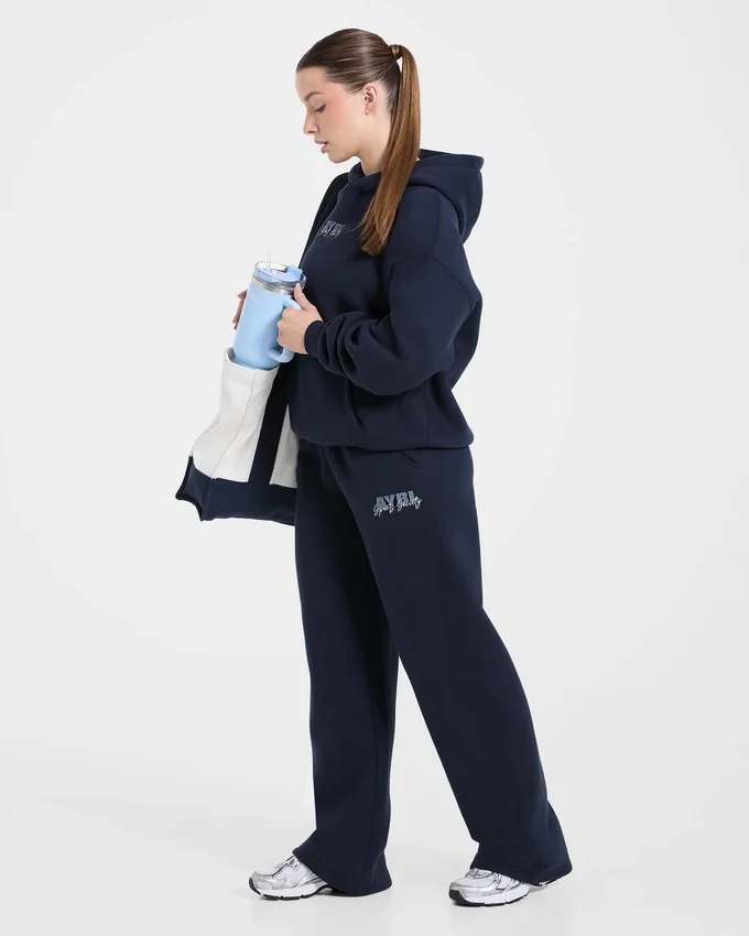 Sports Society oversized Joggingbroek met rechte pijpen