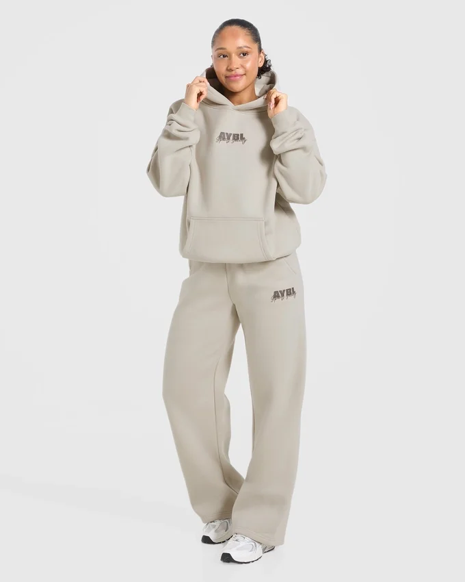 Sports Society oversized Joggingbroek met rechte pijpen