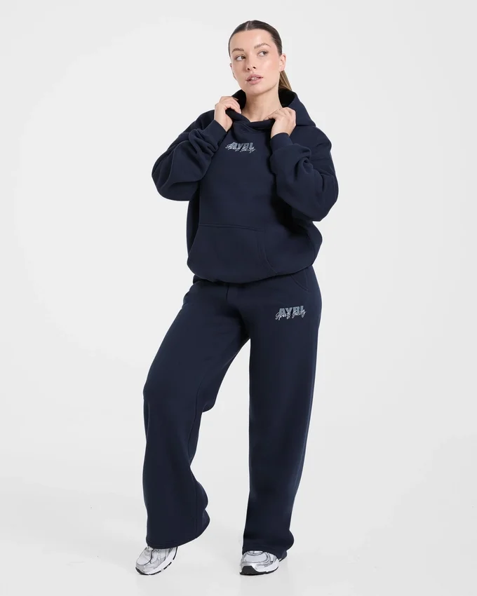 Sports Society oversized Joggingbroek met rechte pijpen