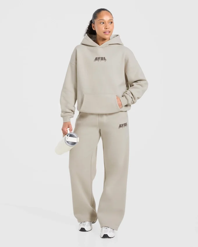 Sports Society oversized Joggingbroek met rechte pijpen