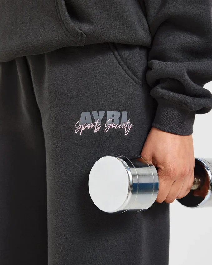 Sports Society oversized Joggingbroek met rechte pijpen