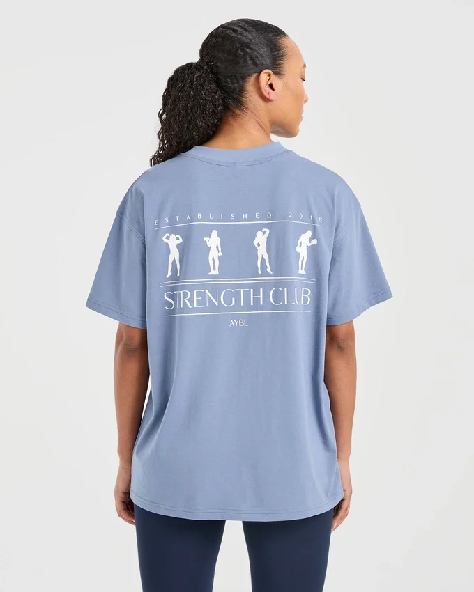 Strength Club oversized T-shirt