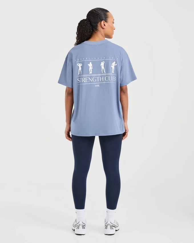 Strength Club oversized T-shirt